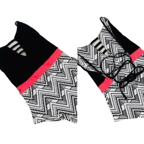 Maaji Womens Colorblock Reversible One-Piece Swimsuit Large - Picture 4 of 8